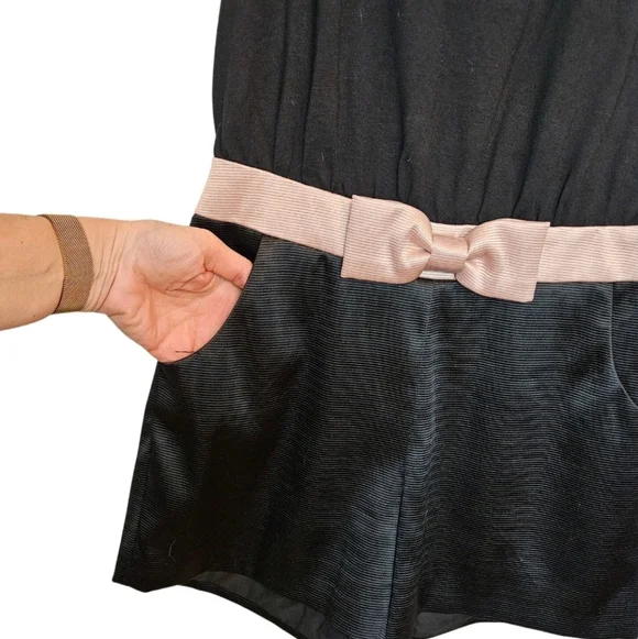Ted Baker Siria Bow Playsuit Romper, TD Sz 4 - Picture 3 of 6